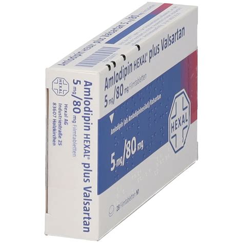 Amlodipin Hexal Plus Valsartan Mg Mg St Mit Dem E Rezept