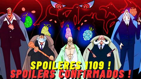 SPOILERS CONFIRMADOS ONE PIECE 1109 LUFFY VS TODO EL GOROSEI EL