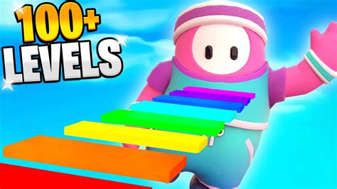 Fun Fall Guys Obby 🌈 100 Levels ⭐ 9498 4883 2384 من ابتكار Redzzk