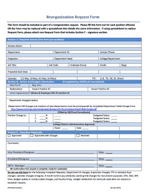 Fillable Online Pvc Maricopa Reorganization Request Form Paradise