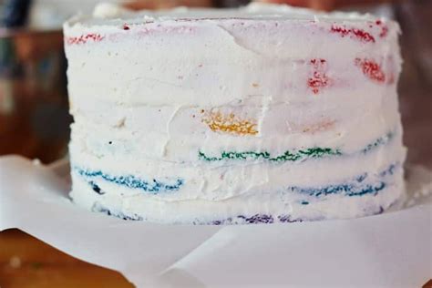 How To Make The Ultimate Rainbow Surprise Cake Recipe Cake Rainbow