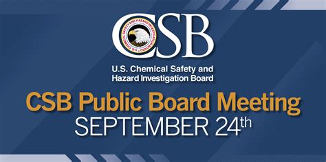 On September 24 2021 At A Virtual Csb Public Meeting The Board