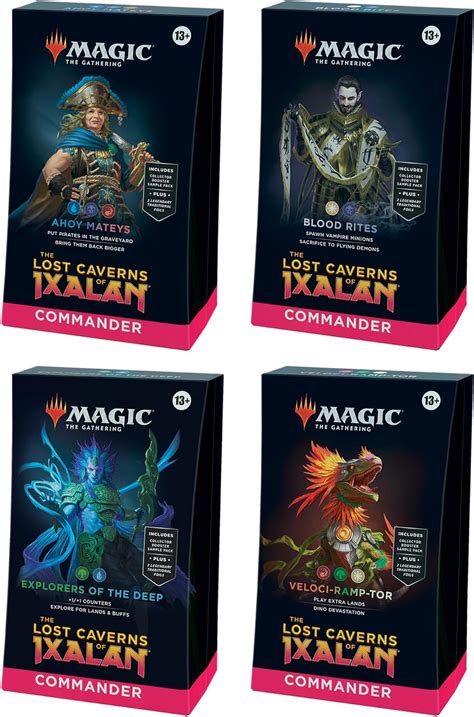 Magic The Gathering The Lost Caverns Of Ixalan Commander Deck Bundle