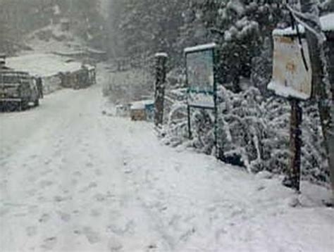 Shimla Manali Receive First Snowfall Of The Season The News Himachal