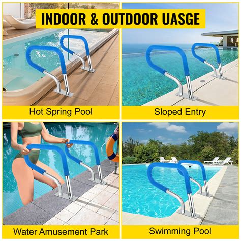 Vevor Pool Rail X Pool Railing Stainless Steel Lbs Load