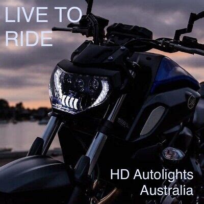 Led Projector Headlights With Drl For Yamaha Mt Mt Ebay