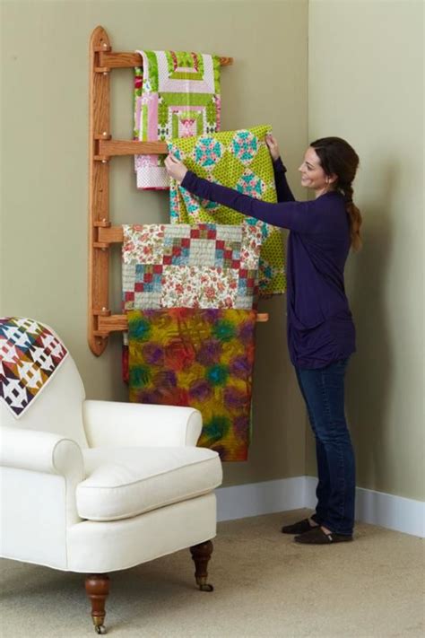 This Weekend Project Saves Floor Space And Puts Prized Quilts Where