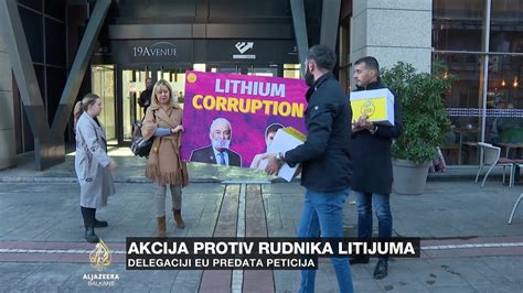 Delegaciji Eu A Predato Potpisa Protiv Iskopavanja Litijuma U