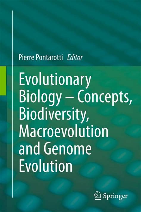 Evolutionary Biology Concepts Biodiversity Macroevolution And Genome Evolution Nhbs