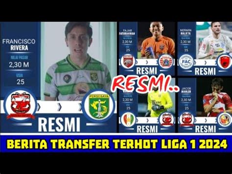 RESMI REKAP 30 TRANSFER LIGA 1 2024 2025 FRANCISCO RIVERA PERSEBAYA