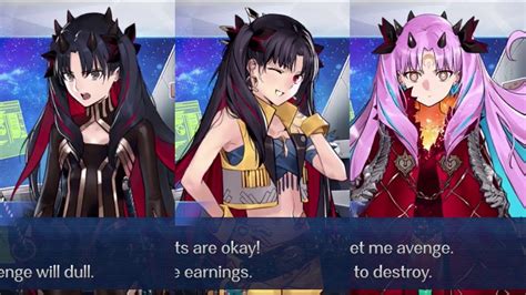 【fgo】space Ishtar Avenger Dialogue Lines My Room Translation「eng