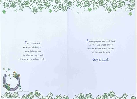 Good Luck & Best Wishes Card - Cardmarkets