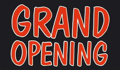 GRAND OPENING BANNER – Detroit Store FIxture