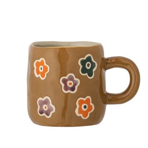 Tasse Addy Marron Grès Bloomingville Mini 82060485