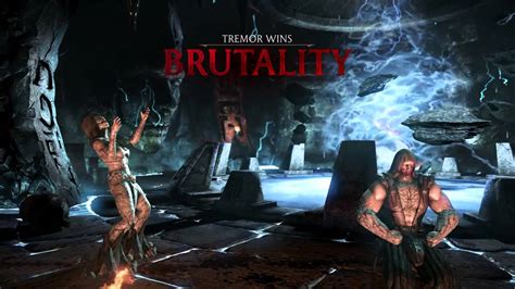 MKX Tremor Fatality Brutality Gameplay Mortal Kombat X Tremor ALL