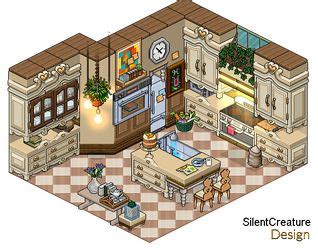 Luxe Kitchen By LaSilentCreature Habbo Habblet Arte Em Pixels