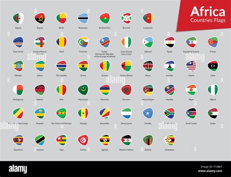 African Countries Flags Hi Res Stock Photography And Images Alamy