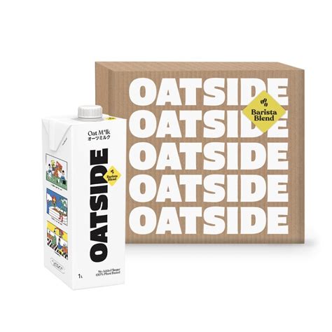 Oatside Barista Blend Original Oat Milk L X Case Dairy Free