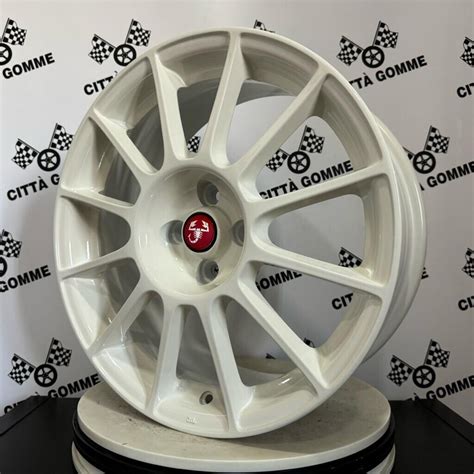 Alufelgen Gewidmet Abarth 500 Von 17 Neu Esseesse White Red EBay