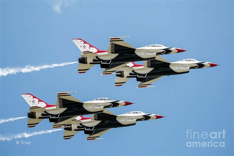 The USAF F-16 Thunderbirds Photograph by Rene Triay Photography - Pixels