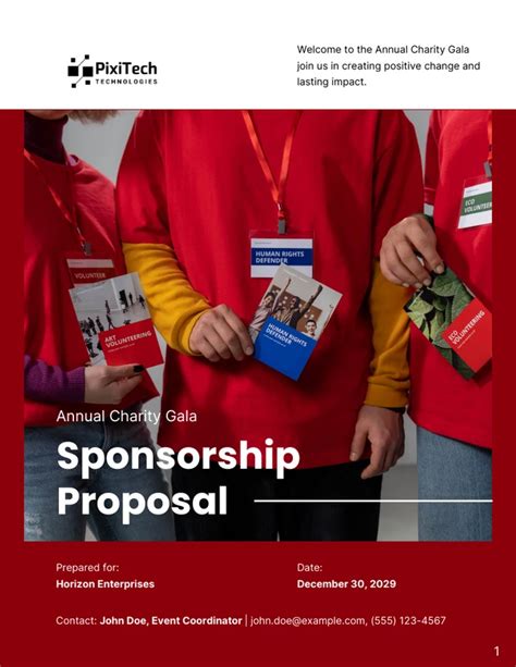 Modern Sponsorship Proposal Template Venngage