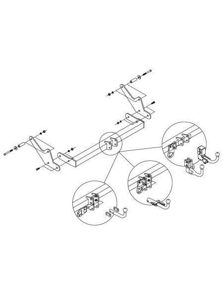 Hak Holowniczy Renault LAGUNA III HATCHBACK 5 Drzwi 2007 2008 2009