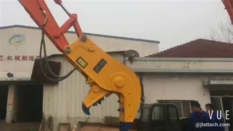 Excavator Rotation Crusher Hydraulic Pulverizer And Mill Scraper Buy