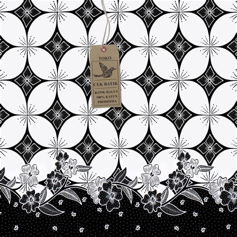 gambar batik hitam putih  koleksi gambar