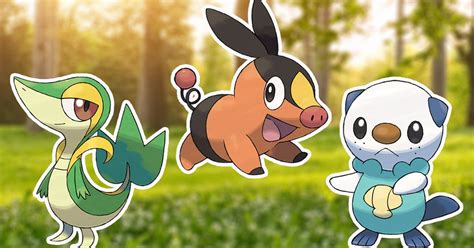 Pokemon Gen 5 Starters