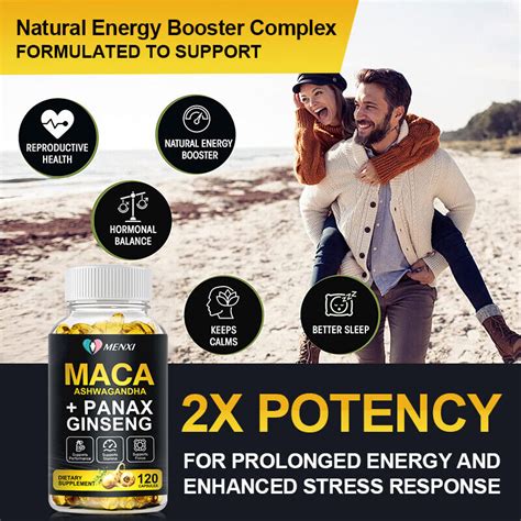 Male Enhancing Libido Capsules Maca Root Massive Girth