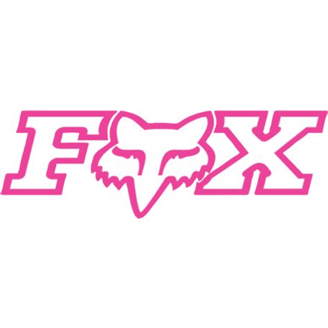 Pink Fox Racing Girls Sticker