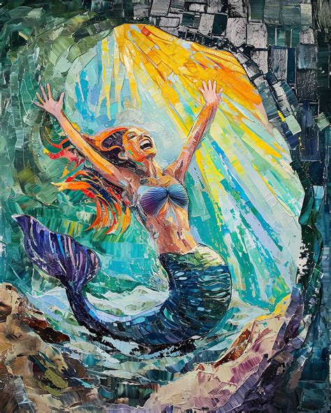 Mermaid Fantasy Art, Digital Download Set, Oracle Cards Images, Fantasy ...