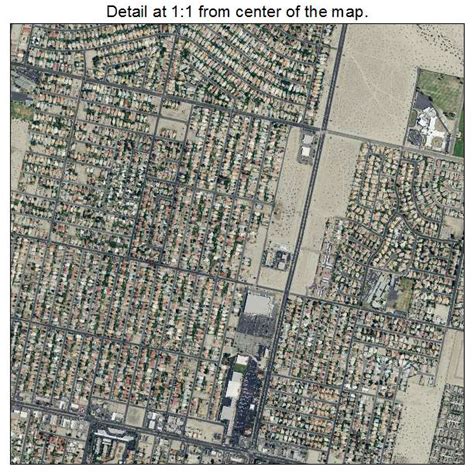 Aerial Photography Map of Cathedral City, CA California