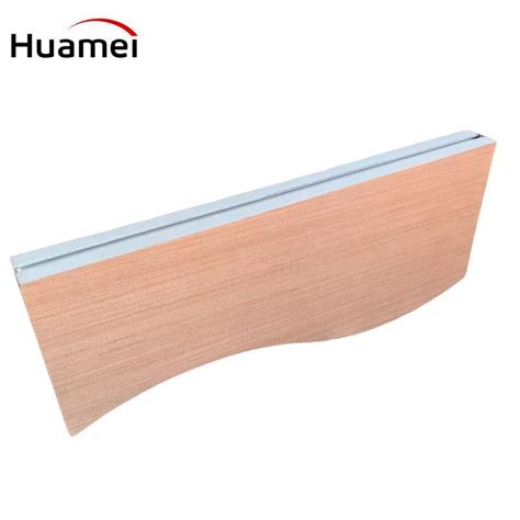 Acoustic Fiberglass Ceiling Panels Wooden Grain Ceiling For House