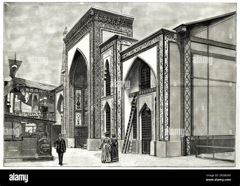 Pavilion Of Persia Universal Exhibition Of Paris 1889 Stock Photo Alamy