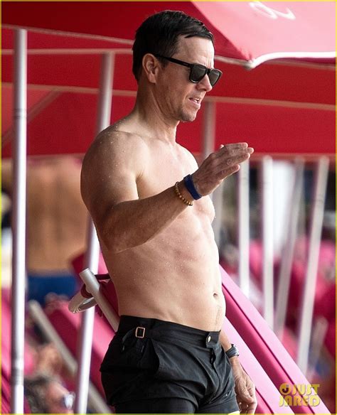 Mark Wahlberg Flaunts Washboard Abs While Going Shirtless In Barbados