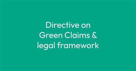 Eus Green Claims Directive And Combating Greenwashing