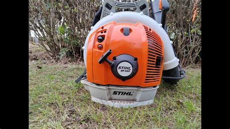 Stihl br 550 lombfúvó TESZT YouTube