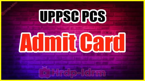 UPPSC PCS Admit Card 2024 Check Upper PCS Prelims Exam Date Paper