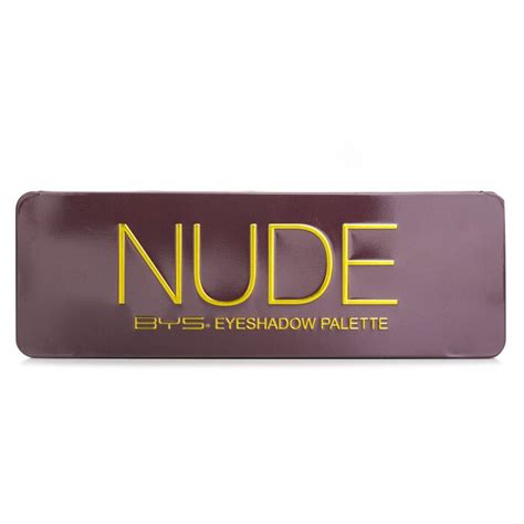 BYS Eyeshadow Palette X Eyeshadow X Applicator Nude G Oz