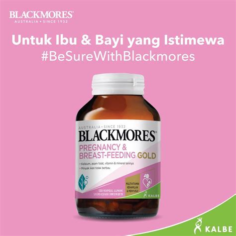 Jual Blackmores Pregnancy And Breastfeeding Gold BPOM Kalbe 60 Caps