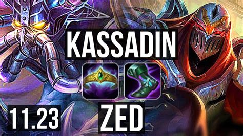 KASSADIN Vs ZED MID Rank 4 Kassadin Quadra 7 0 0 400 Games