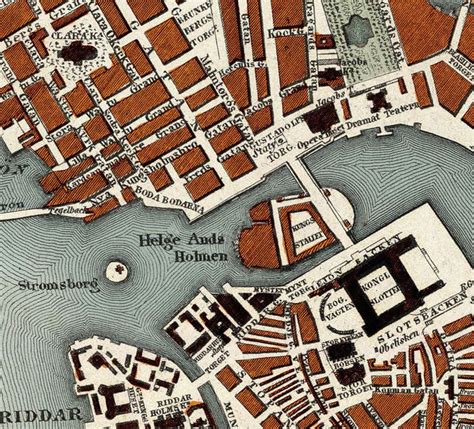 Old Map of Stockholm Sweden 1844 Vintage Map | Old map, Sweden map, Stockholm sweden