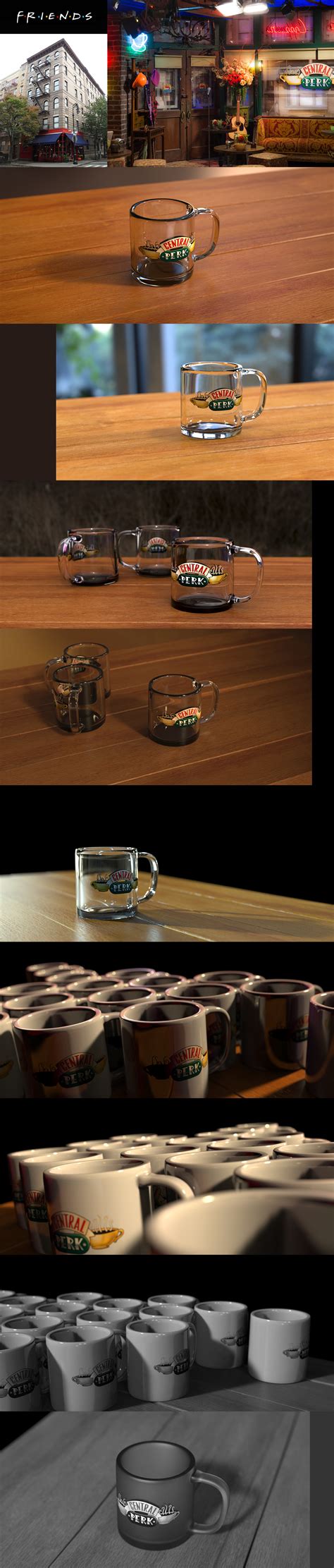 Mug of «Central Perk» (FRIENDS) | FREE on Behance