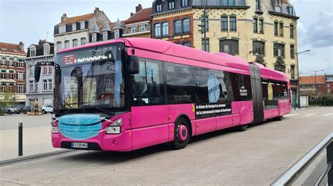 DKBUS STDE Iveco Urbanway 18 GNV BHNS N769 Ligne C4A YouTube