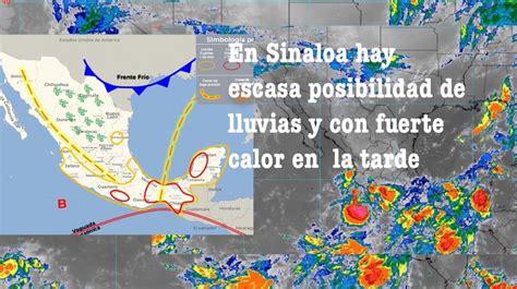 Frente frío en el norte y vaguada monzónica al sur así será el clima