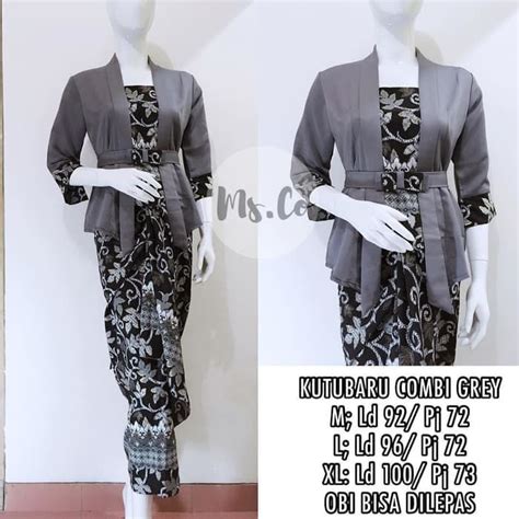 HARGA PROMO Setelan Kebaya Modern Kutubaru Combi Kebaya Kartinian