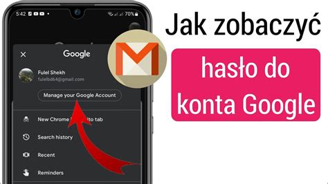 Jak zobaczyć hasło do konta Google na telefonie komórkowym Zobacz