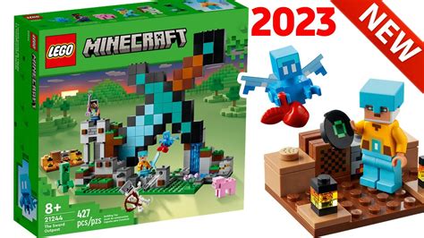 Lego Minecraft 2023 Sets The Sword Outpost 21244 Review Officially