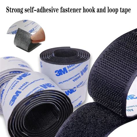 Nylon Hook And Loop Tape Strong Self Adhesive Fastener Magic Tape